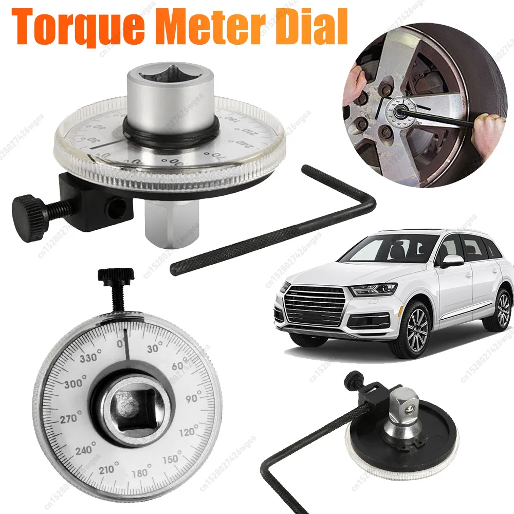 Torque Wrench Angle Torque Gauge Meter for Precision-Angular Tightening Adjustable Angle Measuring Tool Auto Service Equipment