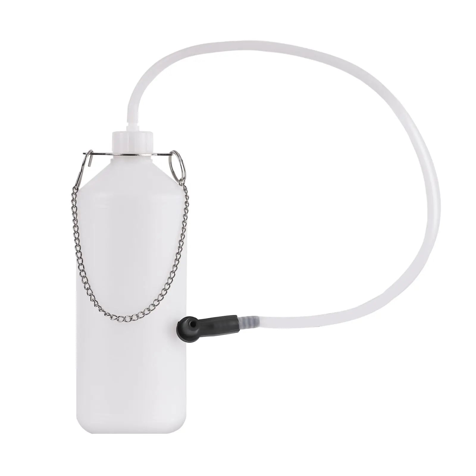1L Brake Bleeder Bottle Oil Change Purge Tank Tubes Repair Tool With 2 Hoses and 2 Connectors