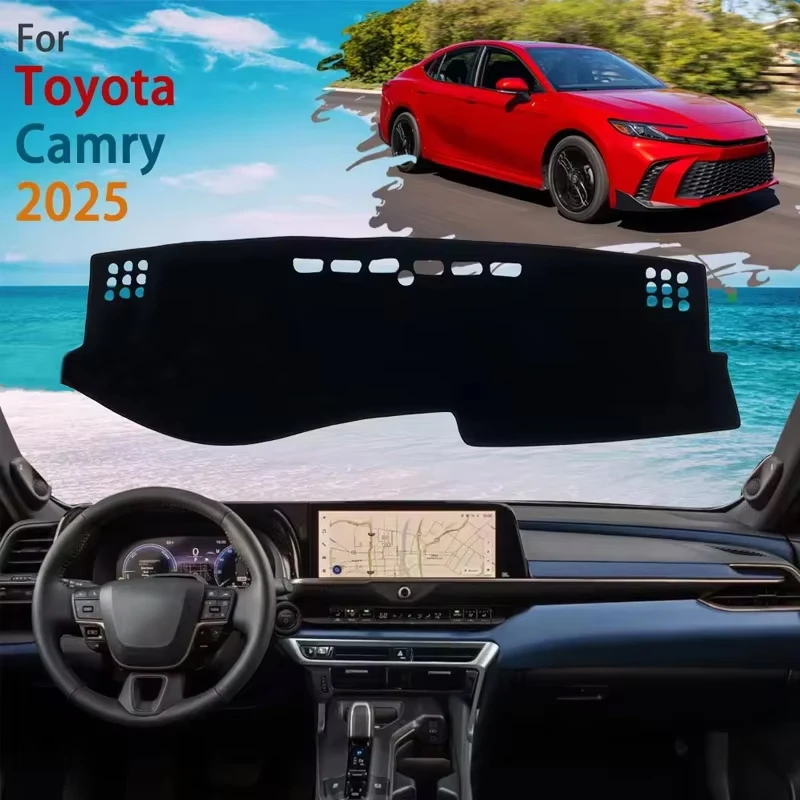For Toyota Camry XV80 2025 Dashboard Rug Cover Dash Mat Protective Avoid Light Carpet Car Stickers Accessories Auto Parts Sun